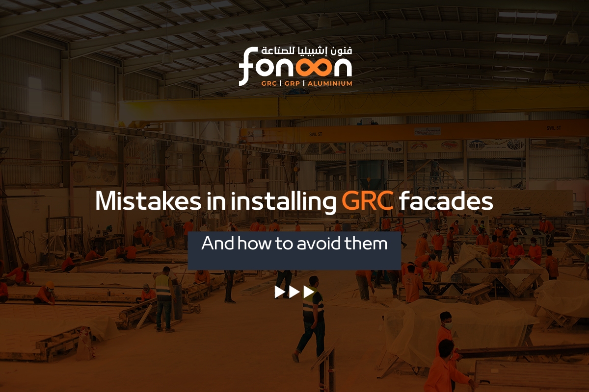 GRC Facade Installation